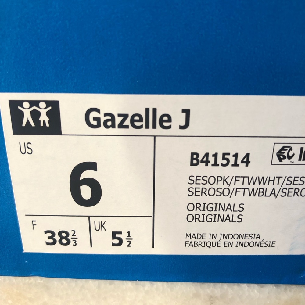 NIB Adidas Originals Pink Suede Gazelle - Picture 6 of 8